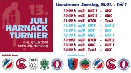 UHC Live – 13. Juli Harnack Turnier – wJB/mJB – Samstag, 5. Januar 2019 Teil 1
