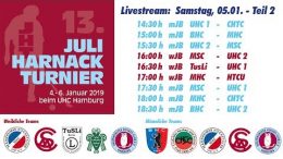 UHC Live – 13. Juli Harnack Turnier – wJB/mJB – Samstag, 5. Januar 2019 Teil 2