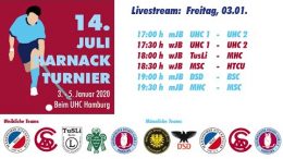 UHC Live - 14. Juli Harnack Turnier - wJB/mJB Freitag, 3. Januar 2020