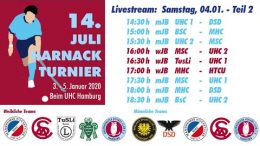 UHC Live - 14. Juli Harnack Turnier - wJB/mJB - Samstag, 4. Januar 2020 Teil 2