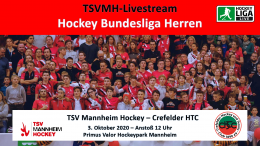 Sportdeutschland.tv - TSVMH vs. CHTC - 03.10.2020 12:00 h