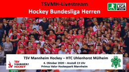 Sportdeutschland.tv - TSVM vs. HTCU - 04.10.2020 13:00 h