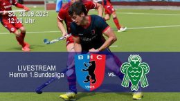 BHC Hockey-Bundesliga – BHC vs. HTCU – 26.09.2021 12:00 h