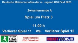 Hockeyvideos.de - Zwischenrunde Jugend DM mU18 - DCADA vs. TSVMH - 17.10.2021 11:00 h